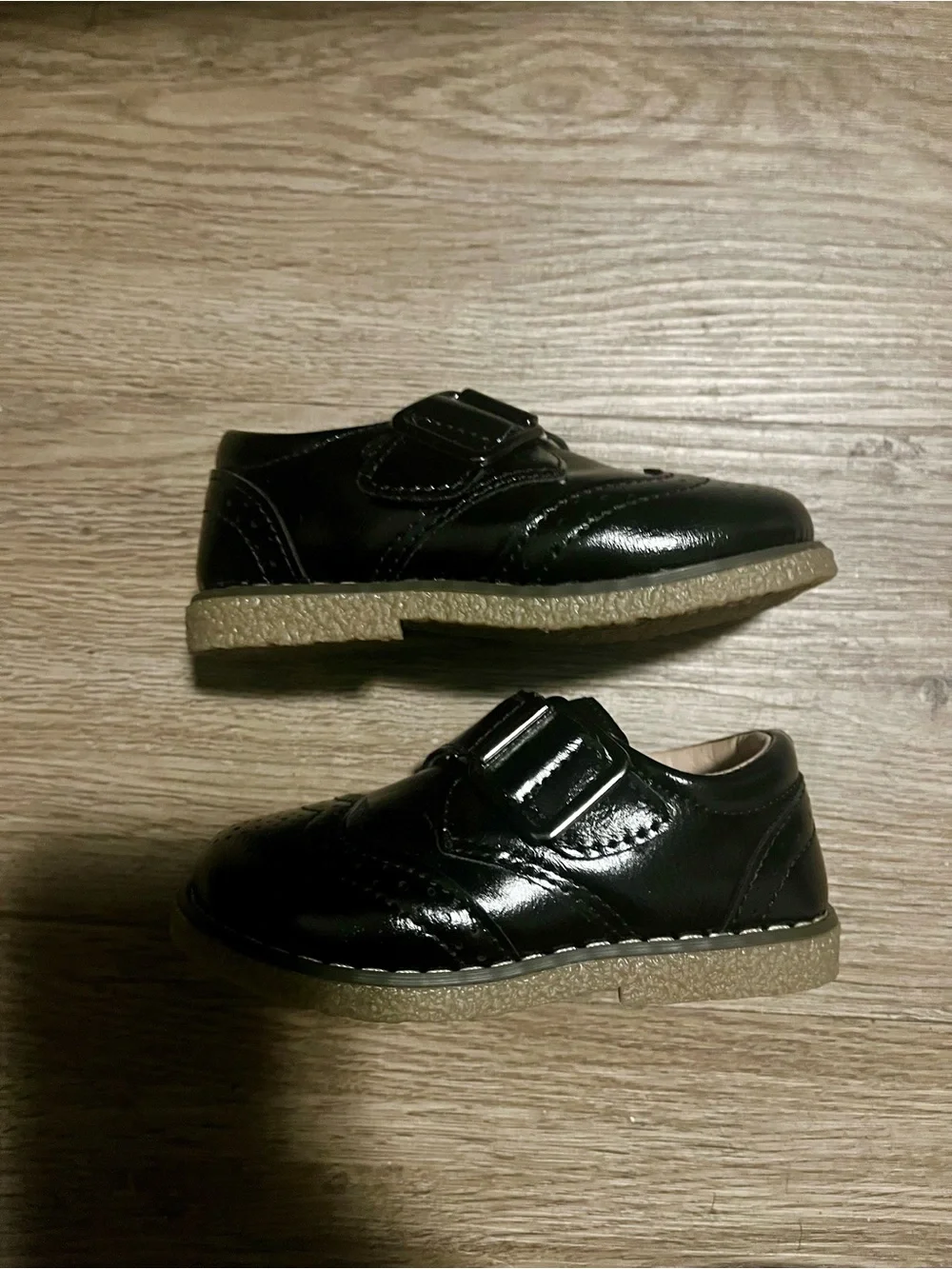 Meckior Classic Black Oxford Buckle Dress Shoes